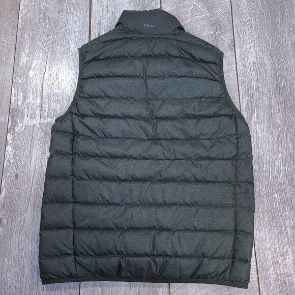 Eddie Bauer Vest Mens Small Green EB 600 Down Puffer Quilted Outdoor Hiking - Picture 3 of 10
